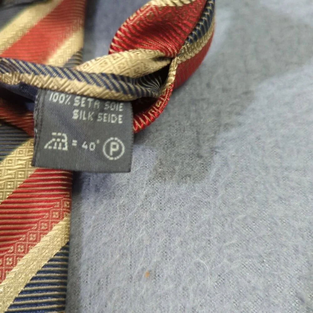 Ermenegildo Zegna Repp Tie 3.5
